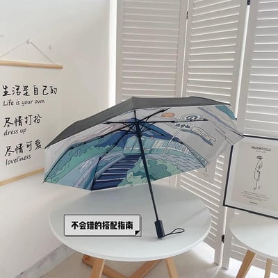 我的富士之旅折疊晴雨兩用自動傘4