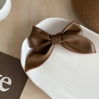 美拉德氣質蝴蝶結側邊夾12