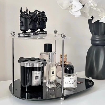 INS風質感收納神器 高顏值壓克力化妝品展示架3