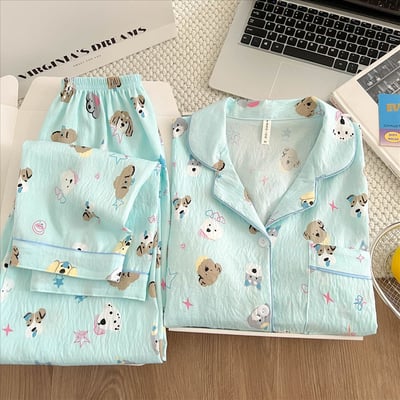 多款優質雲朵綿料舒適長袖睡衣套裝5