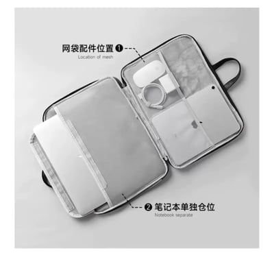 卡皮巴拉的溫泉季 水豚泡溫泉插畫風多功能旅行電腦包7