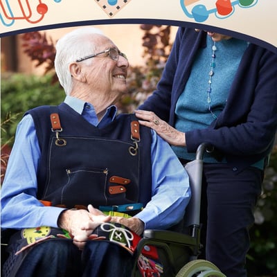 陪伴式感官訓練圍裙 長輩手部活動益智玩具1