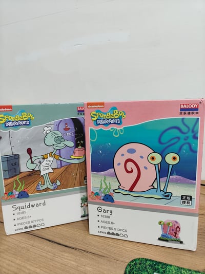 貝樂迪森寶章魚哥加小蝸顆粒拼裝積木3