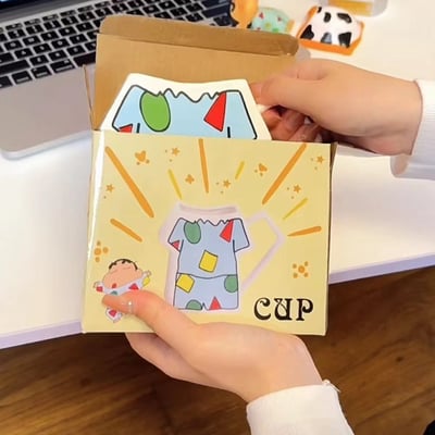 情侶專用蠟筆小新衣服水杯   睡衣款 現貨4