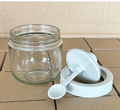 日式一體密封玻璃調味瓶6