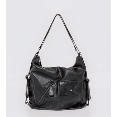 辣妹復古軟皮大容量托特包8