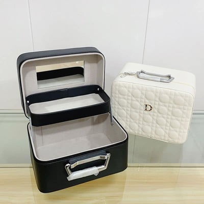 時尚優質小Logo便攜化妝箱 小容量 雙層收納款6