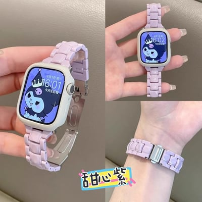 樹酯系列 繽紛色Apple watch錶帶5
