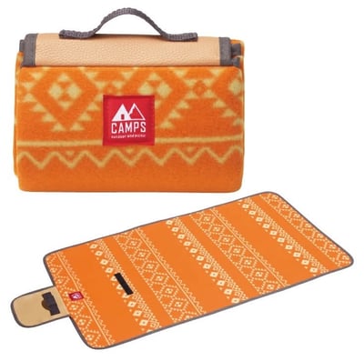 日本露營風圖騰野餐墊 輕巧可收納戶外地墊 一組2個4
