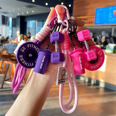 送健身人最懂的小驚喜 多巴胺彩色健身包包掛件 療癒系運動掛飾3