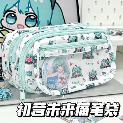 多款卡通痛包筆袋 INS風大容量高顏值文具收納袋4