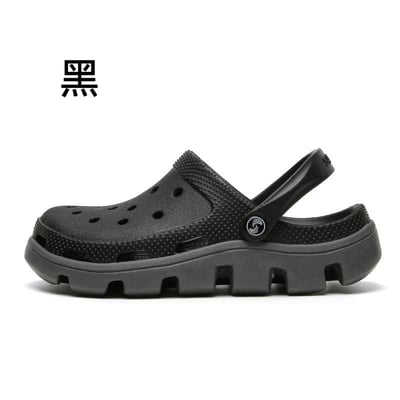 男款夏季舒適休閒洞洞鞋8