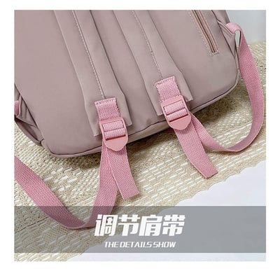 女孩風休閒多容量後背包9