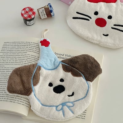 可愛動物吸水擦手巾3條組4