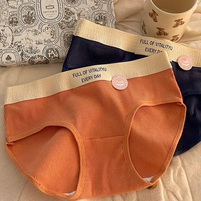 拼色運動風 舒適腰圍中大女童三角內褲組9