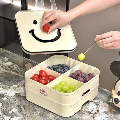 北歐風笑臉水果糖果置物盒2