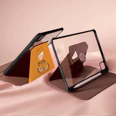 可愛加肥貓 橘色加菲貓iPad平板保護套3