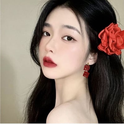 每年一定要恭喜發財過年喜慶耳環3