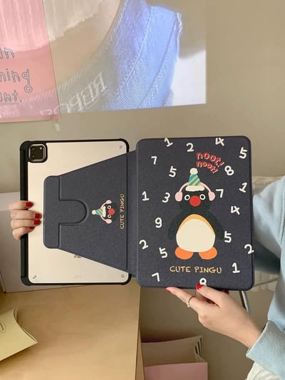 Pingu 企鵝家族生日企鵝iPad平板保護套4