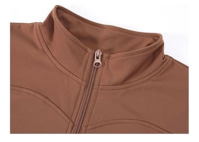 秋冬款素色速乾運動瑜伽外套12