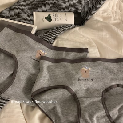 秋冬新款日系狗狗中腰內褲 柔軟親膚可愛卡通印花抗菌三角褲4