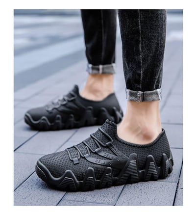 下雨天也能穿  男士個性時尚舒適雨鞋2