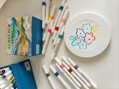 畫出你的色彩宇宙 Acrylic Marker 丙烯彩色筆 80色專業組3