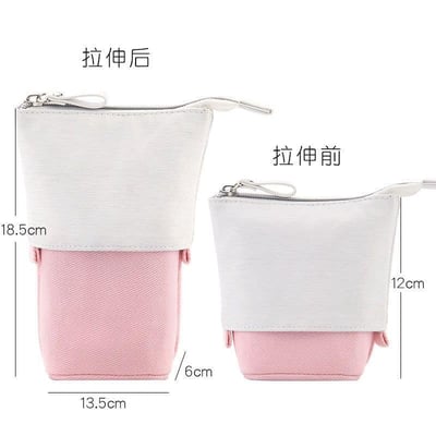 方便收納大容量伸縮筆袋筆筒6