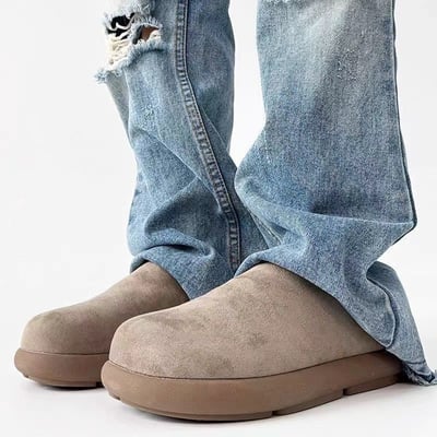 大頭平底勃肯風舒適男款穆勒鞋2