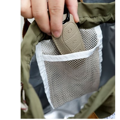 新款便當手提袋 加厚保溫便携抽繩束口飯盒包9