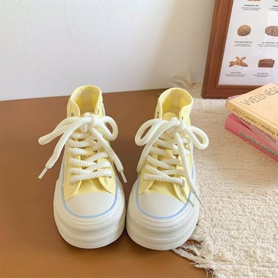 百搭多巴胺高筒帆布鞋3