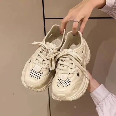 夏季新款增高EVA休閒款運動風洞洞鞋8