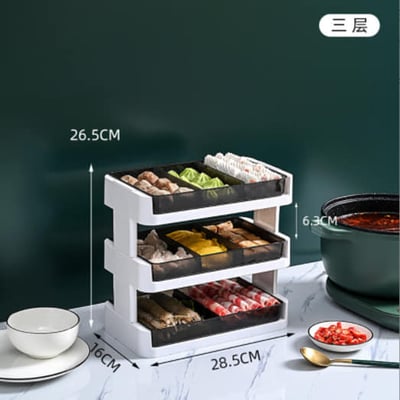 居家必備多功能多層收納配菜盤10