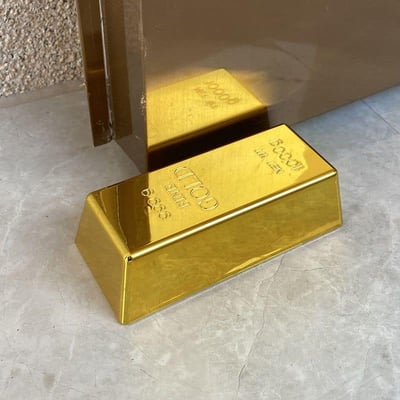 財大氣粗金磚創意門擋2