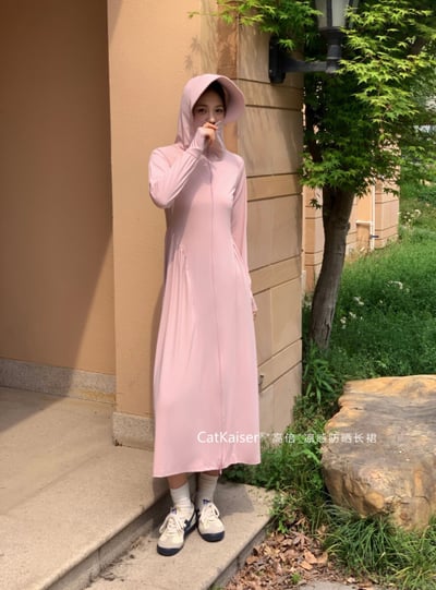 CatKaiser高倍涼感防曬長裙外套 全方面防紫外線防曬衣6