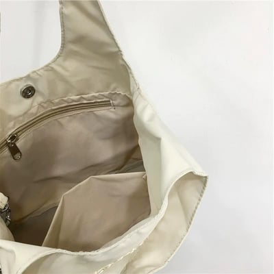 韓國同款清新馬卡龍 休閒百搭刺繡字母布袋7