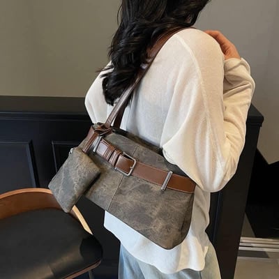 休閒百搭大容量高級感托特包3