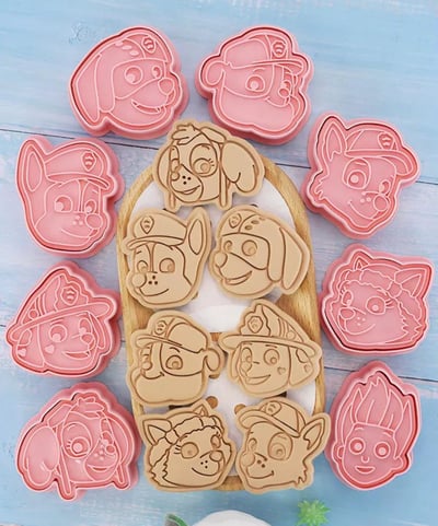 汪汪隊主題小狗卡通餅乾模具2