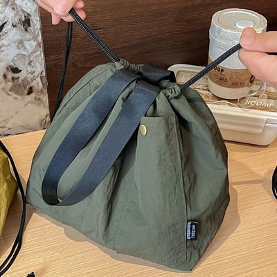 便攜大容量保溫便當包 上班族必備手提袋3