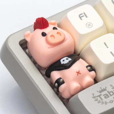 動物工程師 可愛小動物鍵盤帽按鍵小裝飾3