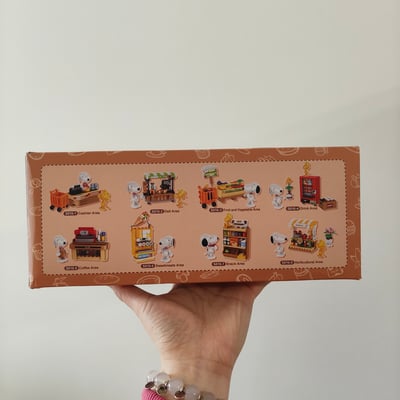 Snoopy超市積木盲盒8入9