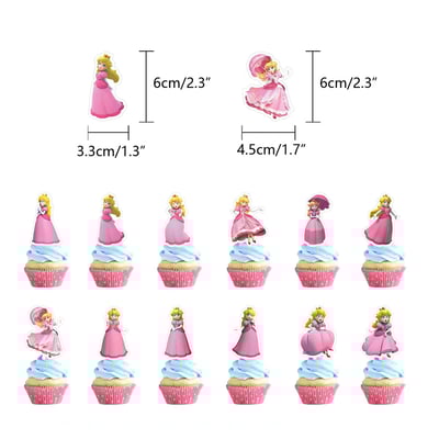 HAPPY BIRTHDAY TO  YOU 瑪莉歐碧琪公主生日派對系列套組     現貨免運5