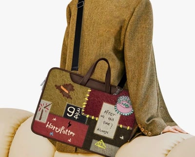 哈利波特 9又3/4月台拼接感多功能旅行電腦包2