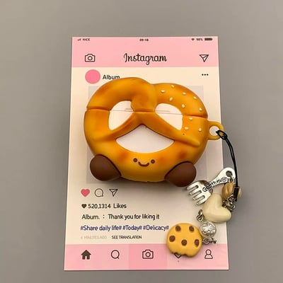 迷你蝴蝶餅 可愛立體蝴蝶餅AirPods保護殼1