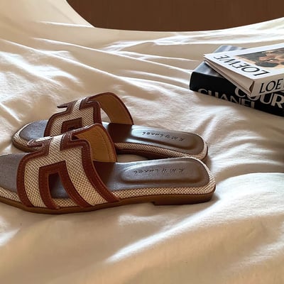 2026夏季新款法式高級感平底拖鞋3