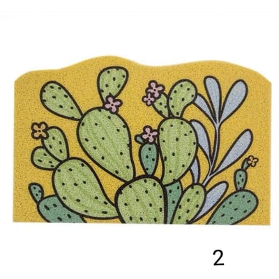 出口歐美可剪裁 一進門就被療癒植物系防滑地墊6