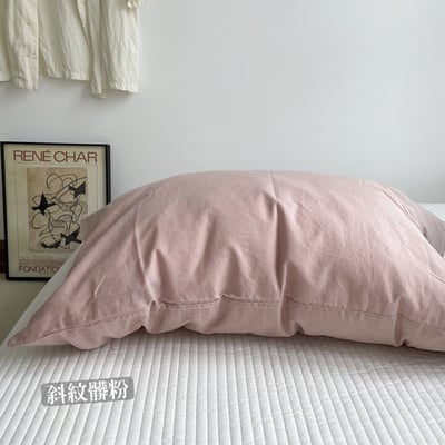 韓系ins風全棉水洗枕套7