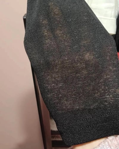 修身百搭長袖冰紗微透打底衫5