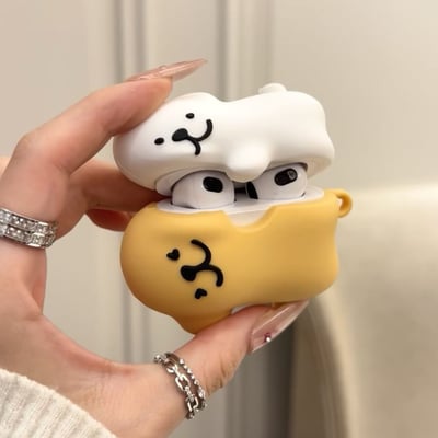 好像有點太可愛 貼貼小狗 air pods耳機套2