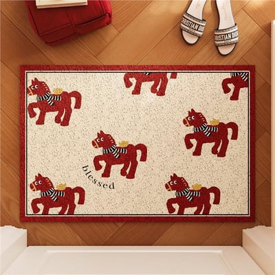 馬上好運到 馬年限定入戶圈絲地墊2